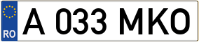Truck License Plate